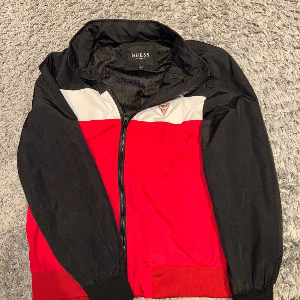 Guess Tri-Color Zip-Up Jacket - Picture 3 of 4